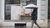 Bosna Hersek'in başkenti Saraybosna'da nisanda kar yağdı