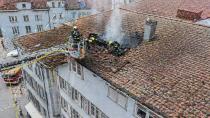 Bludenz’de Çatı Yangını: Şehir Merkezinde Korku Dolu Anlar