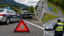 Dornbirn’de A14 Bağlantısında Kaza: Araç Bariyerlere Çarptı