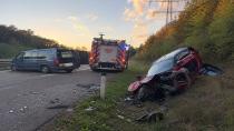 A7’de sollama faciası: İki araç takla attı, 5 kişi yaralandı
