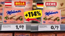 Aynı Manner Avusturya’da 1,69, Almanya’da 0,79 Avro