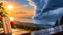Vorarlberg’de hava birden değişiyor: 31 dereceden 17 dereceye