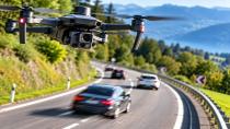 İsviçre Polisi Dronla Hız Denetliyor